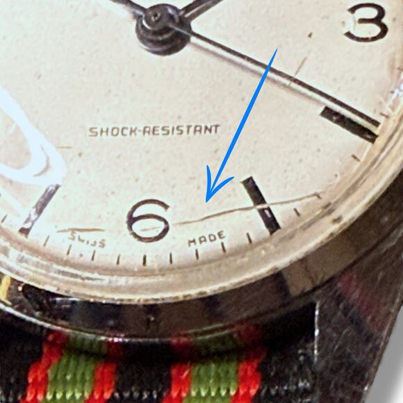 Vintage Ingersoll Watch Mens Silver Tone Manual Wind Field Watch 32mm WORKS - Picture 9 of 10